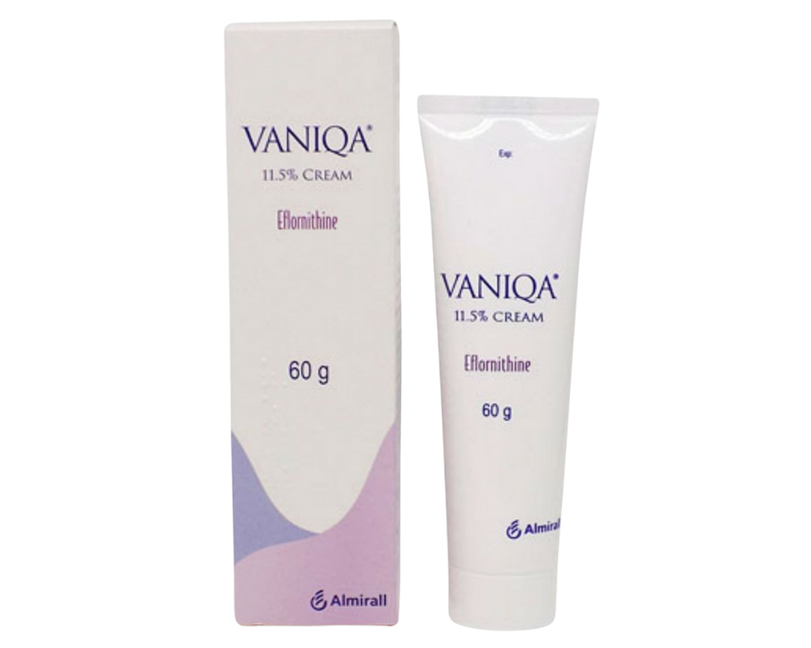 vaniqa facial hair cream product