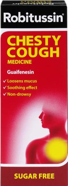 Robitussin Chesty Cough Syrup 100mg/5ml (100ml)