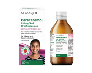 Paracetamol 250mg/5ml Oral Suspension (80ml)