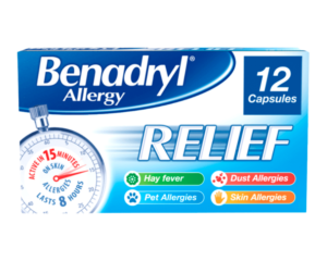 Benadryl Allergy Relief Capsules (12)