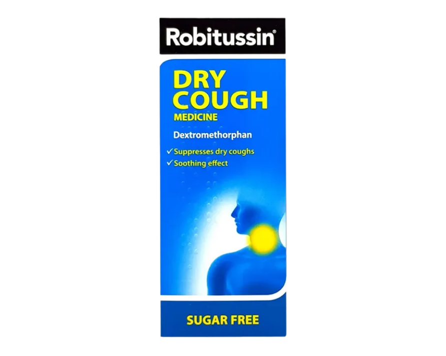 robitussin dry cough liquid sugar free