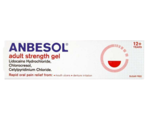 Anbesol Adult Strength Gel 0.02%/0.1%/2% (10g)