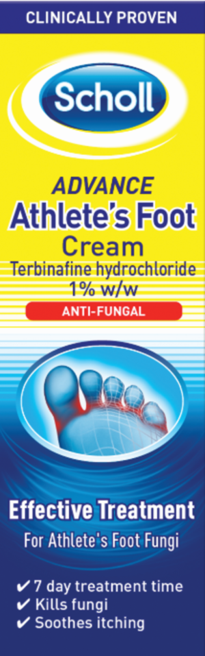 Scholl Advance Athlete’s Foot Cream 1% (15g)