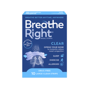Breathe Right Clear Nasal Strips (10)