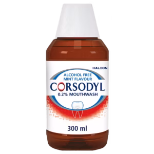 Corsodyl Mint Intensive Treatment Mouthwash 0.2%