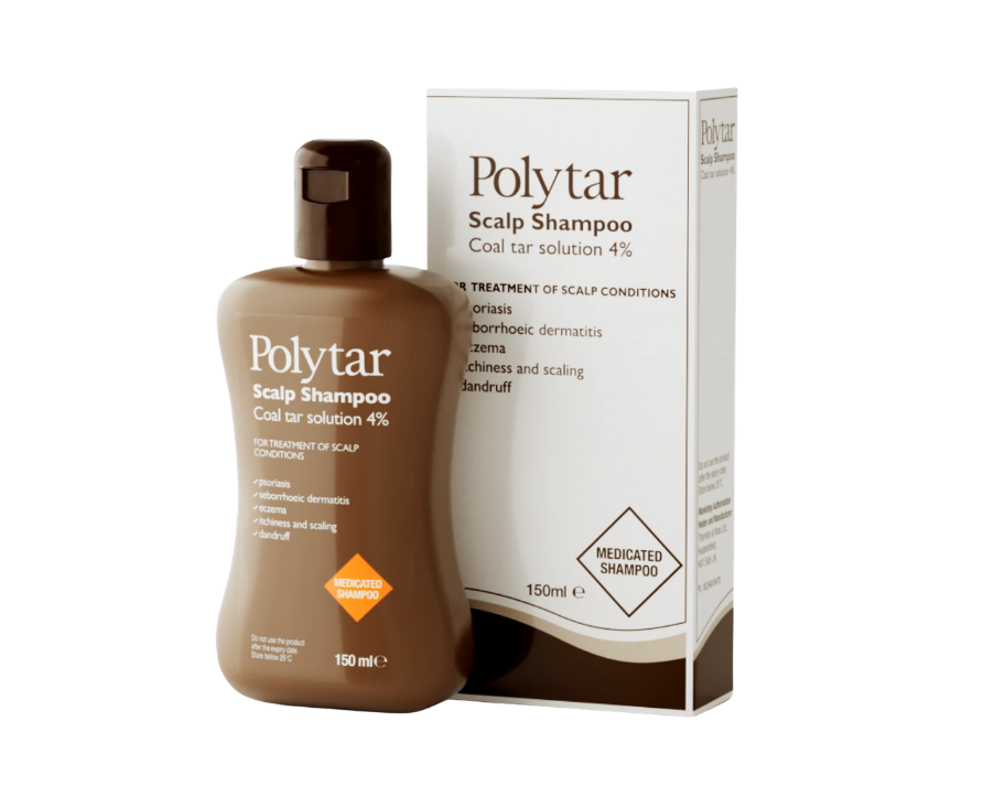 Polytar Scalp Coal Tar Shampoo 4% (150ml)