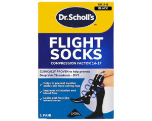Scholl Compression Hosiery Flight Socks