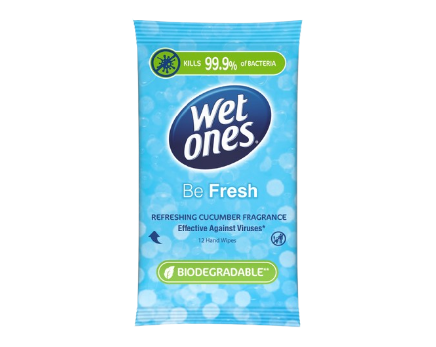 Wet Ones Biodegradeable Wipes Be Fresh
