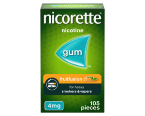 Nicorette FruitFusion 4mg Gum (105 Pieces)
