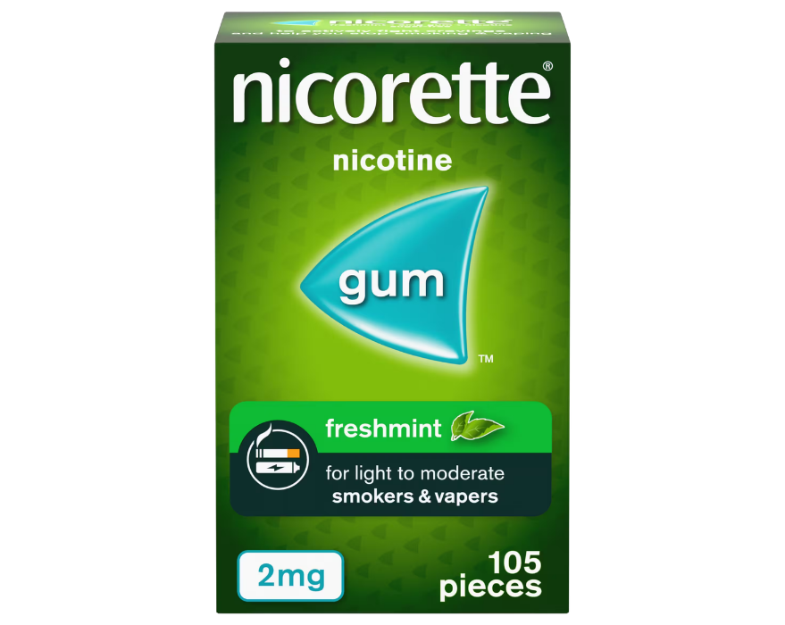 Nicorette Freshmint Chewing Gum (2mg)