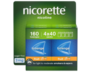 Nicorette Fruit Lozenges 2mg (160 Lozenges)