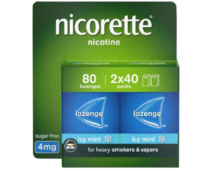 Nicorette Mint Lozenges 4mg (80 Lozenges)