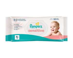 Pampers Sensitive Baby Wipes (52)