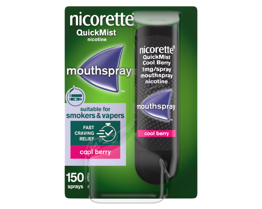 Nicorette Mouthspray Quickmist Berry (1mg)