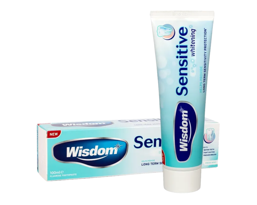 Wisdom Sensitive + Whitening Toothpaste