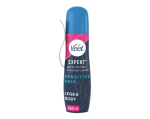 Veet Spray On Hair Removal Cream Sensitive 150ml