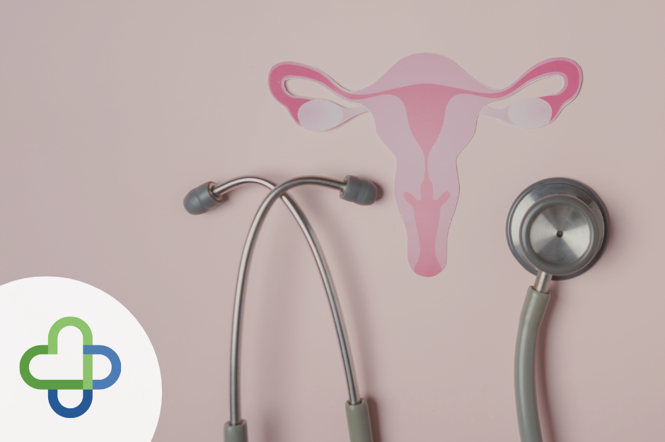 feature pic of ovary and stethoscope
