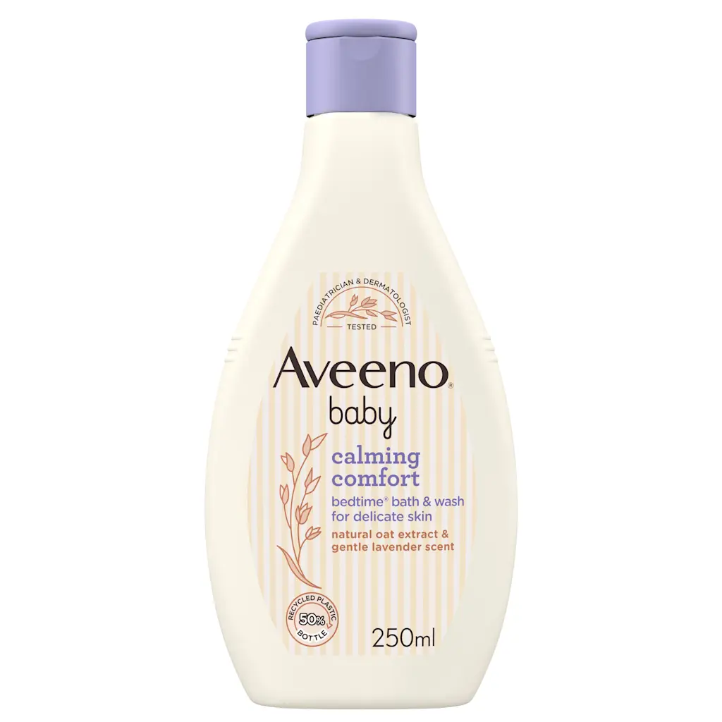 Aveeno Baby Calming Comfort Bedtime Bath & Wash (250ml)