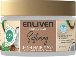 Enliven Fruits Coconut and Macadamia 3-in-1 Hair Mask (350ml)