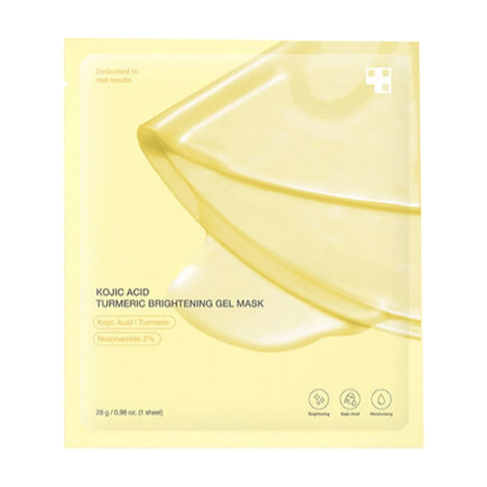 Medicube Kojic Acid Turmeric Gold Jelly Gel Masks 4 Pack