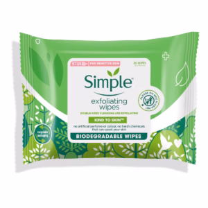Simple Facial Wipes Exfoliating (20)