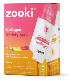 Zooki Marine Collagen Variety Pack - 14 Sachets (Mixed Flavours)