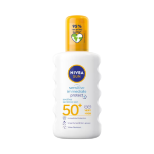 Nivea Sun Sensitive Immediate Protect Sun Cream Lotion SPF50+ (200ml)